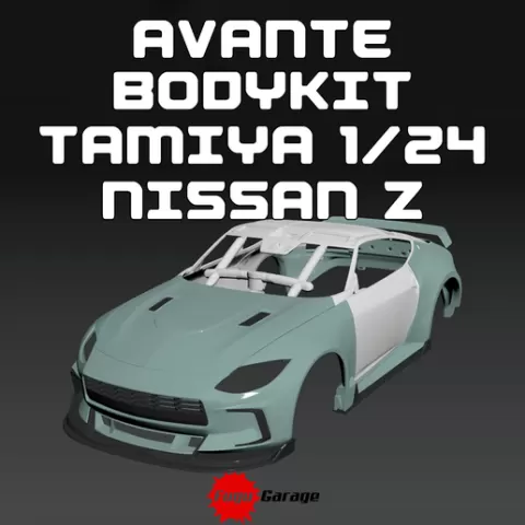AVANTE BODYKIT FOR NISSAN Z (RZ34/400Z) TAMIYA 1/24
