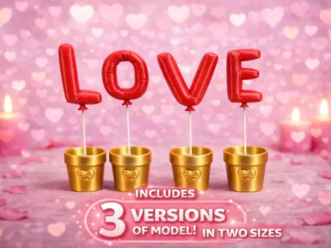 Valentine LOVE Balloons