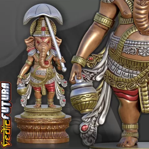 Vamana Ganesha: The Divine Dwarf Avatar Reimagined by VedicFutura