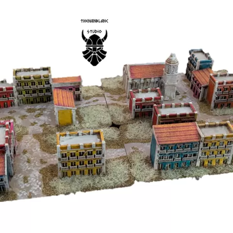 Small Scale Scenery : South America/Spanish Buildings(6 to 15mm) (30 differents buildings) by Thenainblanc Studio