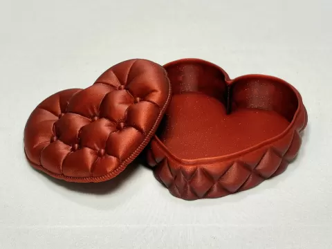 Pillow Heart Trinket Box