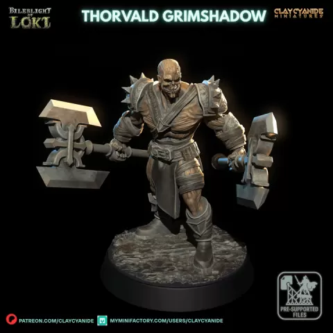 Thorvald Grimshadow by Clay Cyanide Miniatures