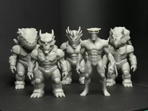 Mini Kaiju Mecha Collection