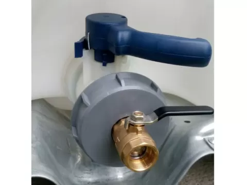 IBC Tank Adapter S100x8 to G1'' with TPU seal