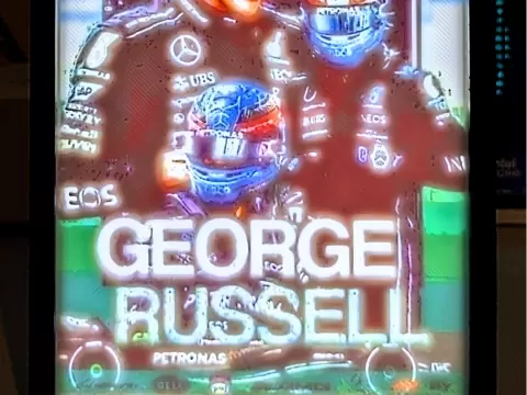 George Russell Victory or Nothing litho