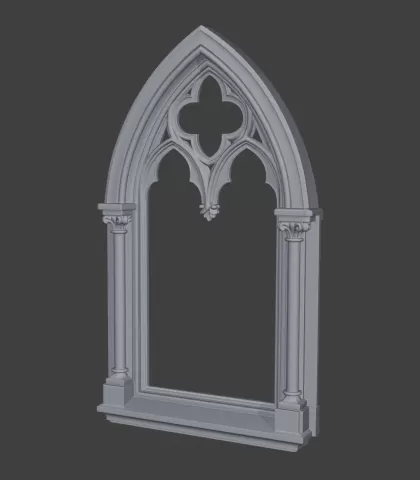 Gothic Arch Wall Panel – Cathedral Wall Decor