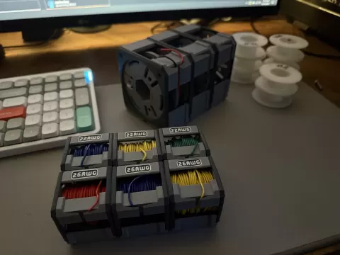 Cable Spool Holder Gridfinity (small)