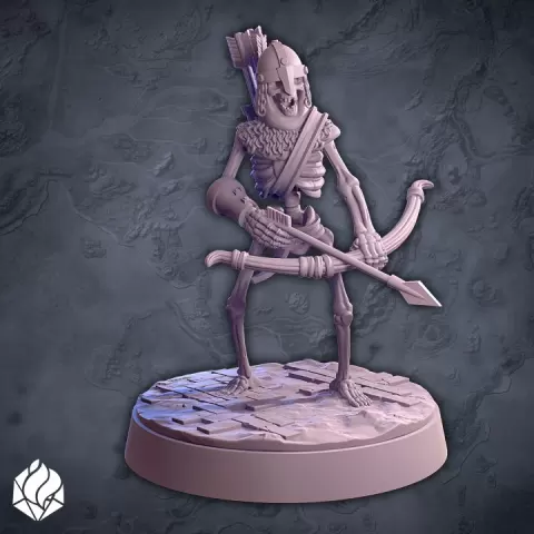 Skeleton - F by Soulbound Miniatures
