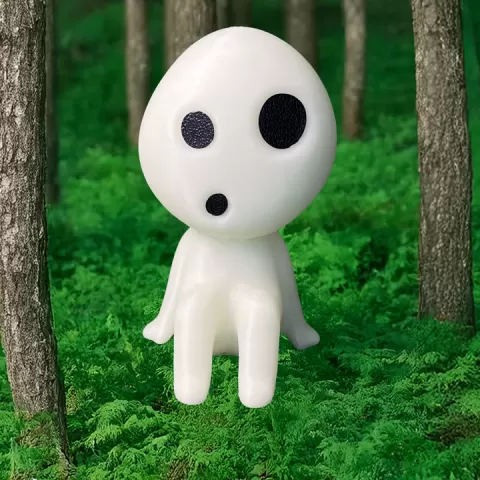 Kodama (#5), Princess Mononoke, Miyazaki, FanArt, Ghibli by Valeria Momo & Mattia