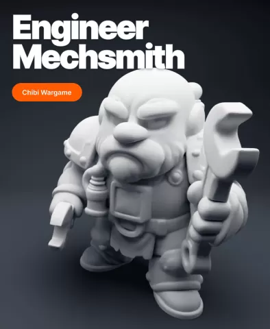 Engineer Mechsmith – Chibi Tech Support Miniature