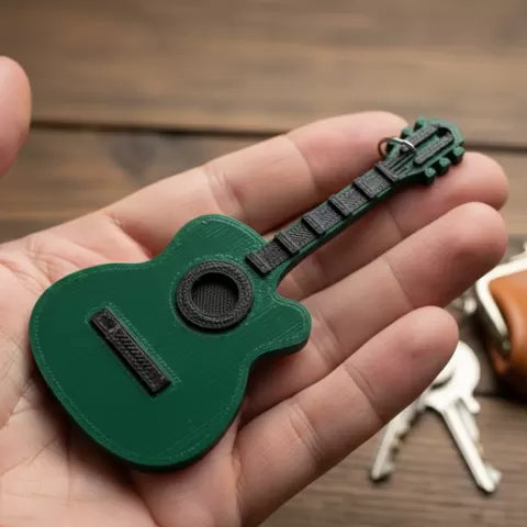 Guitar Keychain
