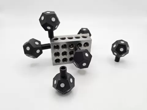 Dodecohedron Standoff Marker Trackers 3D scanning