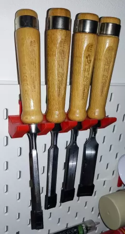IKEA Skadis chisel holder
