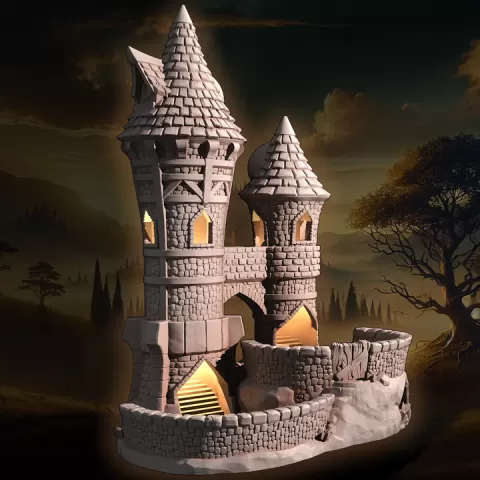 Twinspire Dice Tower by Fantasy 3D Tabletop