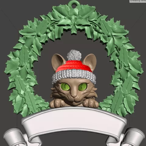 CAT WREATH