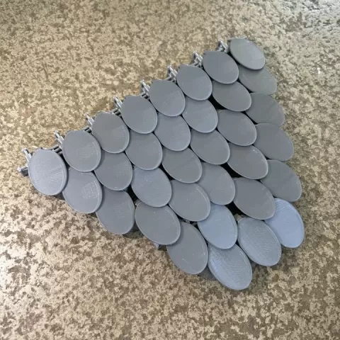 Connectable Rounded Scale Plate by Propsmaker