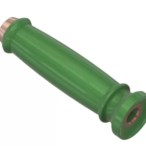 Mouthpiece in the style of the Alexbow moutpiece, for a big bore blowgun or an aluminum or copper tube