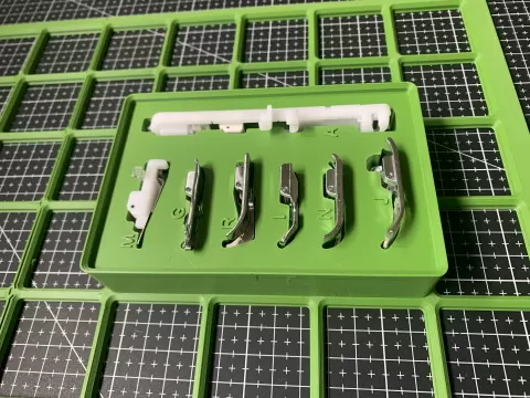 Gridfinity sewing feet organiser brother