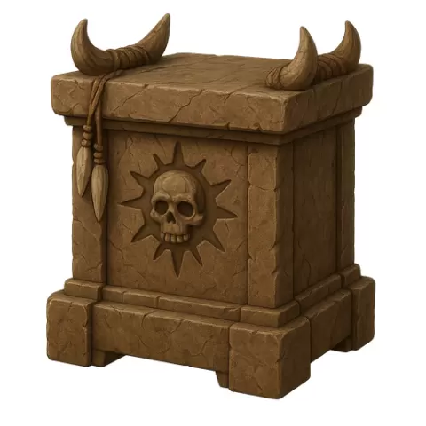 Ork Shaman Miniature Stand