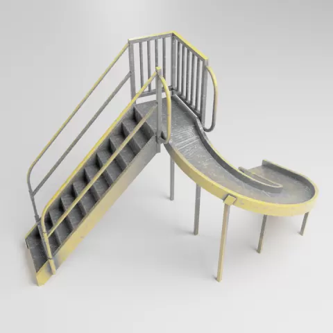 Playground Slide by JSK Miniatures