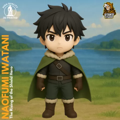 Chibi Naofumi Iwatani - The Rising of the Shield Hero Fan Art 3D Model