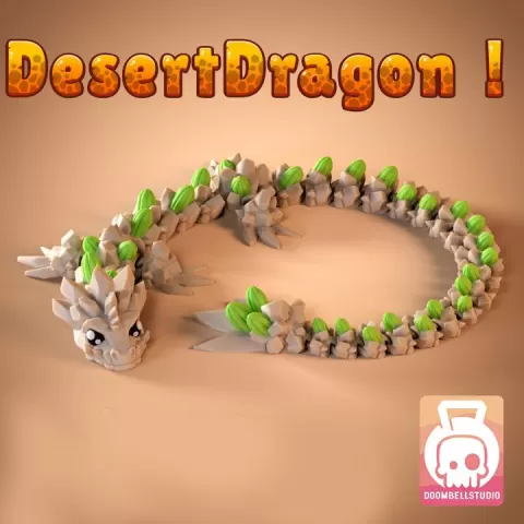 🦎 the DesertDragon! 🐉✨ by DoomBellStudio