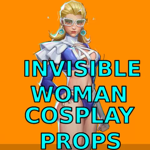 Cosplay Insivisible Woman Sue Storm Azure Shade Costume Marvel Rivals Full armor and weapons Cosplay Kit , kitbash all in one