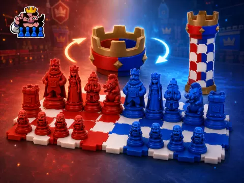 Chess Royale - Scacchiera pieghevole Clash Royale