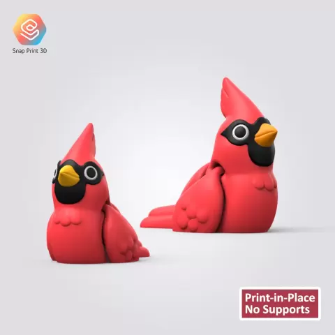 Flexi Cardinal Bird