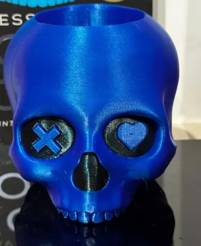 Lights Out Inspired Skull / Pen Holder