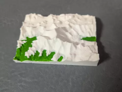 Mt Everest contour profile
