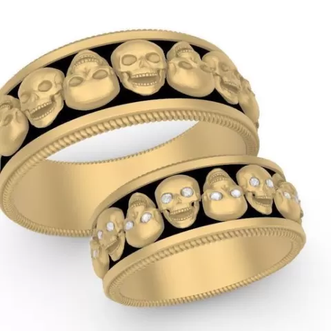 Skull rings