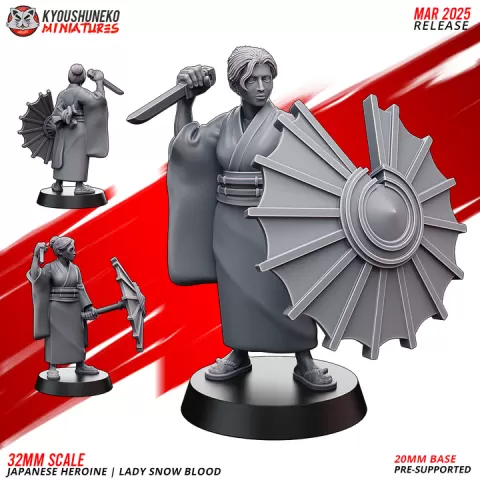 Lady Snow Blood | Japanese Heroine by Kyoushuneko Miniatures