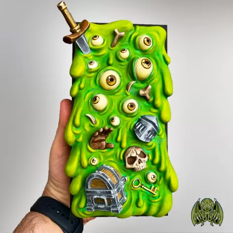 Slime Book Nook [FDM/ Resin BOOK NOOK] by Miniatures of Madness
