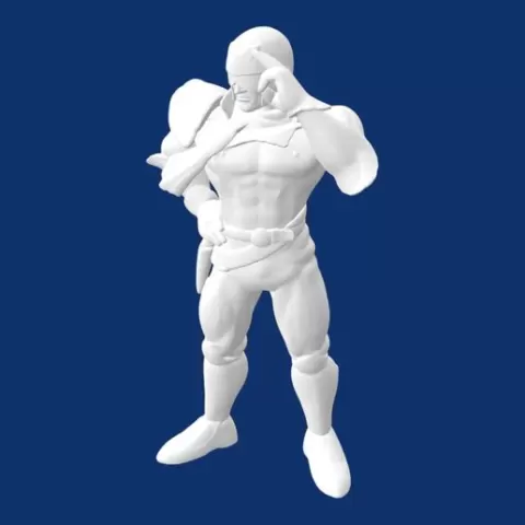 Captain Falcon – Iconic Pose | HD 3D Print Model (Modular Statue + Bases)
