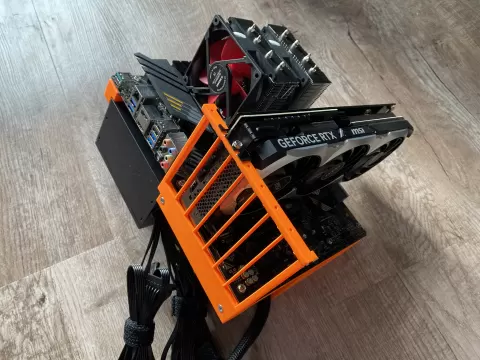 ATX Open Frame PC Case Tabletop