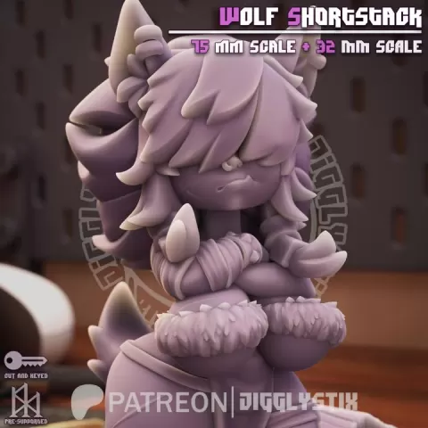Wolf Shortstack by Jigglystix