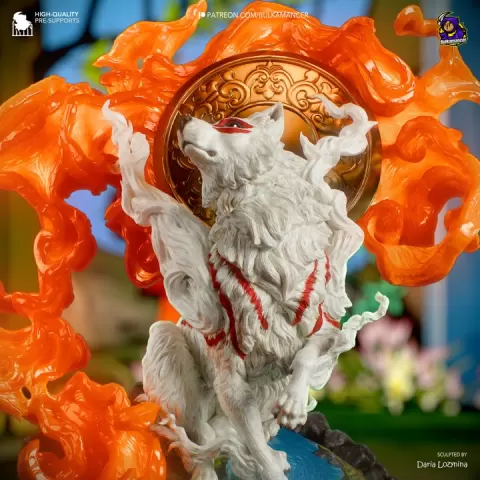Celestial Wolf | 184mm by Bulkamancer Sculpts