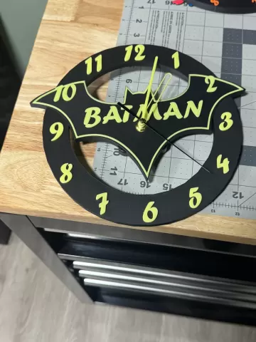 SUPERHERO CLOCK.stl