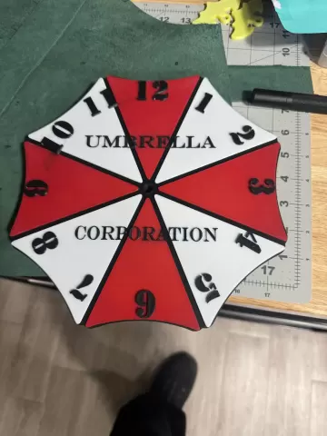 UMBRELLA CORP CLOCK.stl