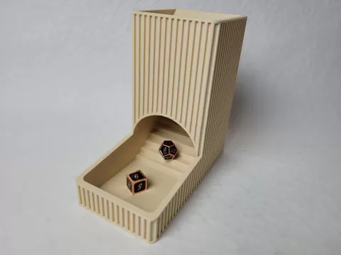 Minimalist Japandi Dice Tower