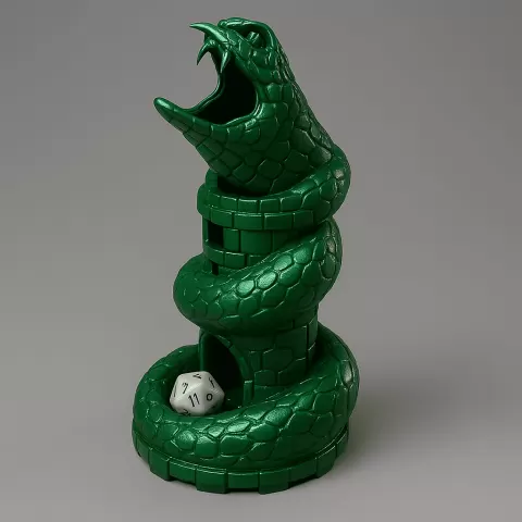Basilisk Serpent Dice Tower