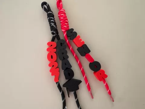 2027 Senior Grad Paracord Beads