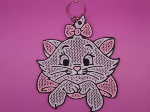 Marie Keychain Pinboard Display
