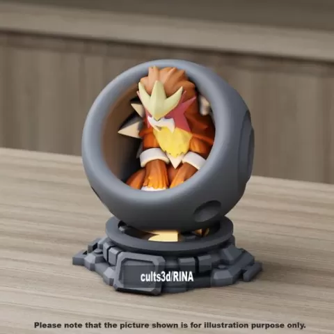 Entei healing machine pods