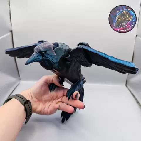flexi crow print in place