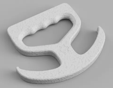 Grocery bag holder hook