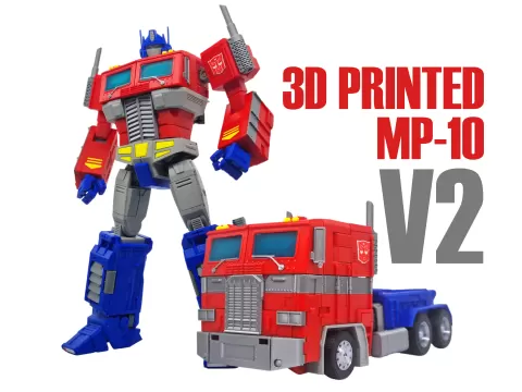 MP10 Masterpiece Optimus (Articulated, Color Separated, Transformable)