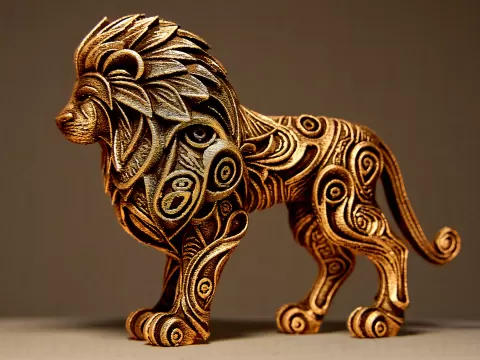 Designer LION Sculpture