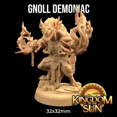Gnoll Demoniac | PRESUPPORTED | Kingdom of the Sun by The Dragon Trappers Lodge